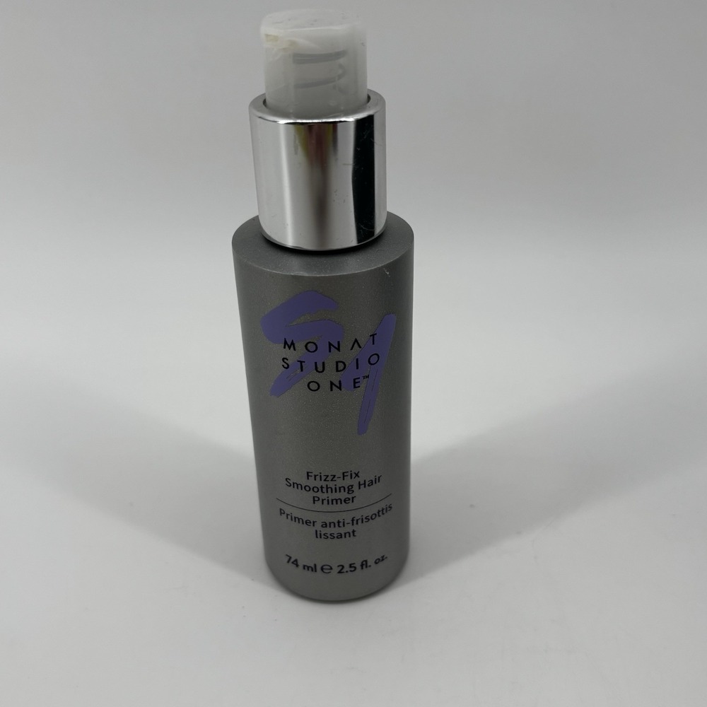 Lot Of 2 Monat Studio One Frizz Fix Smoothing Hair Primer 2.5 fl oz  74ml
